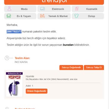 Trendyol Hysmile Diş Beyazlatıcı Ürünü Hakkında