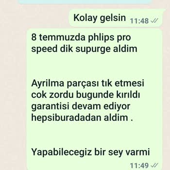 PHILIPS Ev Aletleri Garanti Kapsamında Değil
