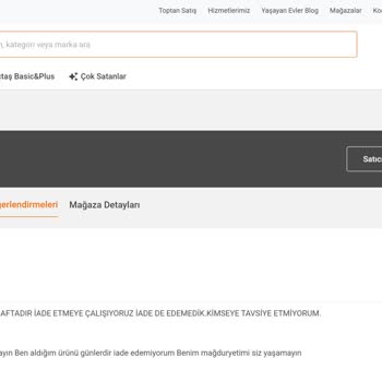 İade İstiyorum Siparişim Ortada Yok Koçtaş İnsanları Yanıltıyor