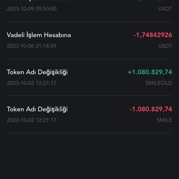 Mexc Smile Tokenlerimi İsim Değişikliği Yaparak Yok Ettiler