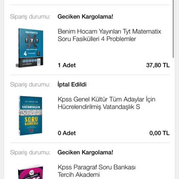 Akmkitap Ürünleri Yollamıyor