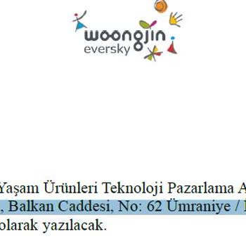 Woongjin Eversky Sözleşme Yenileme İstemiyorum!