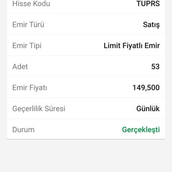 Garanti Bankası Hisse Hesabı.