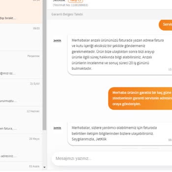 Jetklik Srp Teknoloji Ürünleri Mouse Garanti Süreci