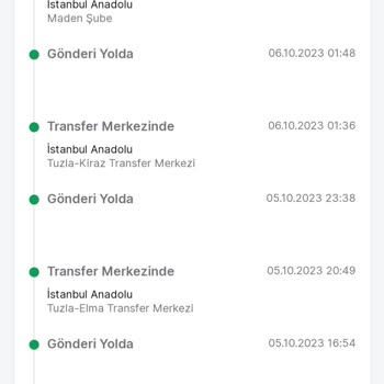 Trendyol Express Sürekli Teslimat Şubesi Farklı Şubelere Gidiyor.