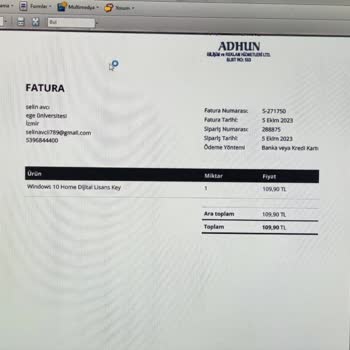 Sağlam Lisans Windows 10 Hatalı Ürün Kodu