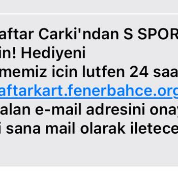 FB Taraftar Kart Şans Çarkı Hediyesi Verilmedi