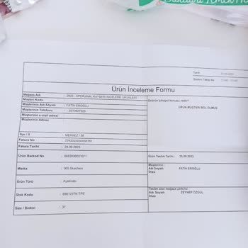 Sporjinal Ayakkabı Değişimi Hk.