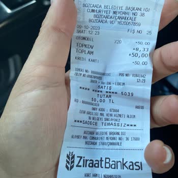 Bozcaada Belediyesi Cevre Düzenleme Katkı Payı