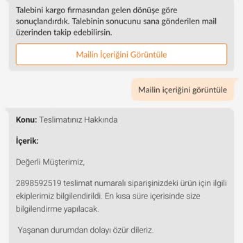 Trendyol Kargo Firmasından Alınan Ayakkabı Kayıp