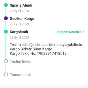 Sürat Kargo Kargom On Gündür Gelmedi