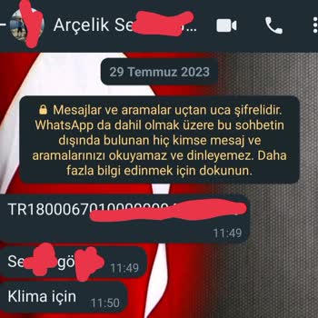 Arçelik Servis Ücret Talebinde Bulunması