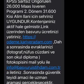 Kariyer Adam İş Başvurusu Konusunda Şikayet