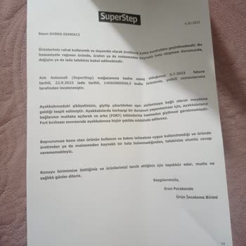 SuperStep Sattığı Skechers Ürünün Arkasında Durmuyor