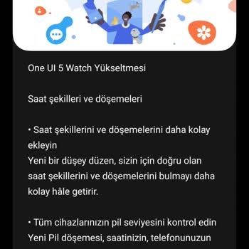 Samsung Watch 5 Pro 5.0 Yazılım Güncelleme