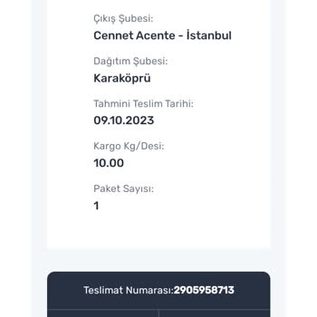 Sürat Kargo Teslim Edilmeyen Kargo