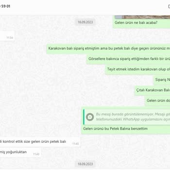 Milas Üreticiler Birliği Sipariş Edilen Ürün Yerine Başka Bir Ürün Gönderildi Ve Müşteri Hizmetleri İle İletişim Kurulamıyor