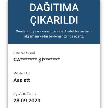 AGT Kurye (aynigunteslim.com) Kargom Elime Ulaşmadı