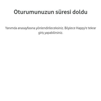 Vodafone Hediye Çarkı Hata Veriyor