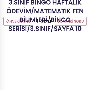 Berkay Yayıncılık 3. Sınıf Bingo Serisi Cevapların Yüklenme Sorunu
