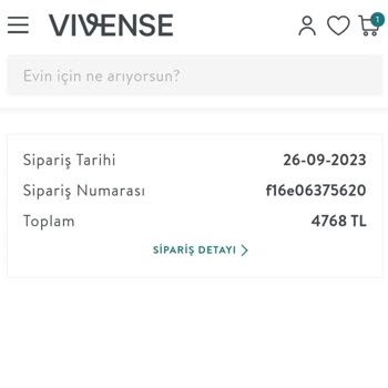 Vivense Teslim Edilmeyen Ürün
