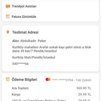 Trendyol Gelmeyen Ürünün İadesi.