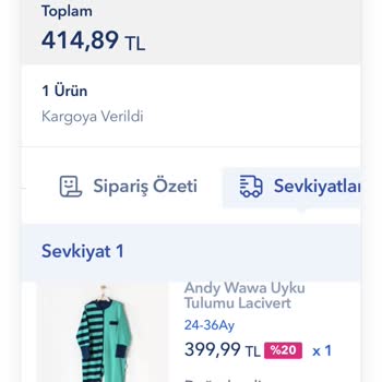 Baby Mall Online Sattığı Ürünün Ulaştıramıyor. Kargosu Sıkıntılı