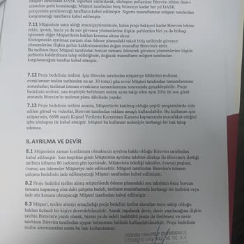 Birevim Sözleşmelerine Bağlı Kalmadılar. Mağdur Edildim.