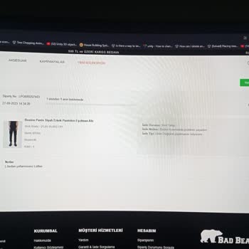 Bad Bear Ürün Değişimi. Ya Da Kendileri İçin Hangisi Uygunsa Ücret İadesi.