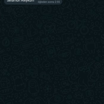 WhatsApp İşletme Hesabından Selamünaleyküm Diye Gelen Mesaj
