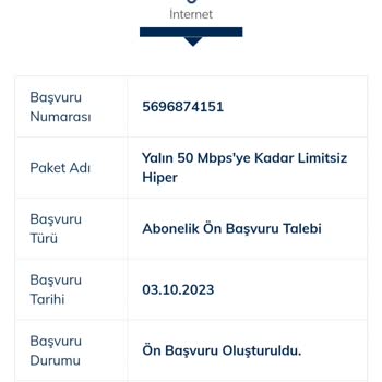 Türk Telekom'dan İnternet Hizmeti Alamıyorum.
