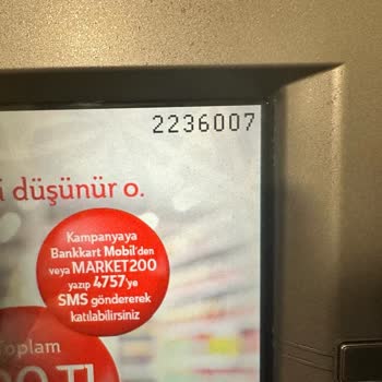 Halkbank Ziraat Bankası ATM Sinde Kalan Param İçin Dönüş Sağlanmaması