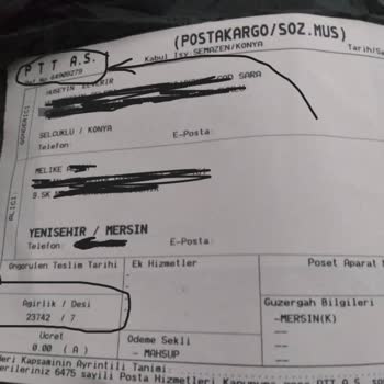 Gardrops Haksız Desi Miktarı