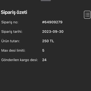 Gardrops Haksız Desi Miktarı