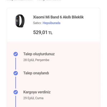 Hepsiburada Mi Band 6 Su Geçirmez Garantisi Kullanıcıyı Hatalı Buldu