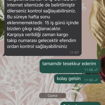 Oykuwear Ürünü Göndermemesi