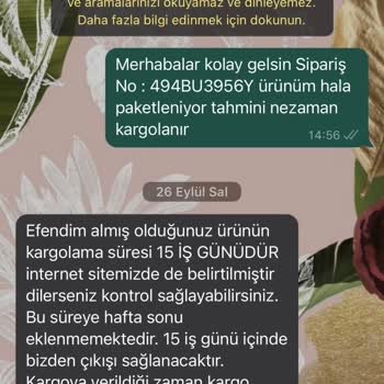 Oykuwear Ürünü Göndermemesi