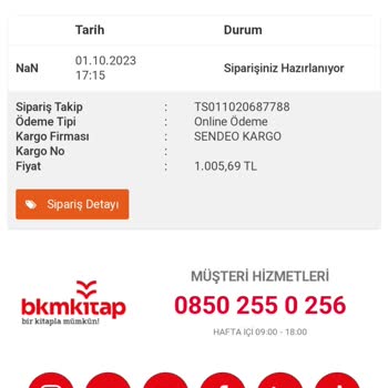 Bkmkitap Siparişlerim Kargoya Verilmedi