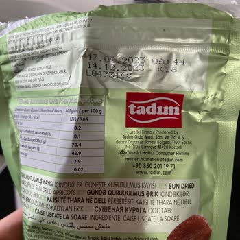 Tadım Gıda Küflü Kuru Kayısı