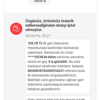 Hepsiburada Olmayan Ürünü Satıp Boş Yere 1 Hafta Oyaladılar.