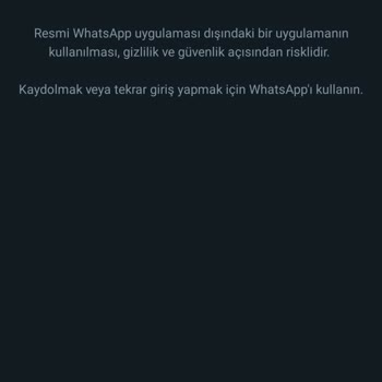 Whatsapp Aero WhatsApp'a Giriş Yapamıyorum