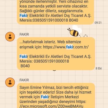 Fakir Ev Aletleri Bozuk Çıkan Ürünün Para İadesini İstiyorum