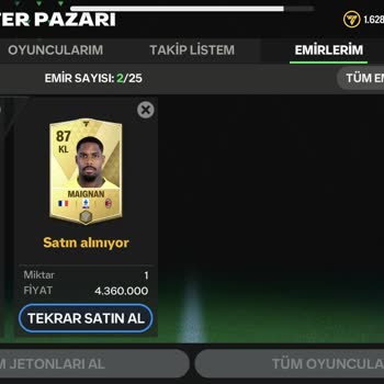 Ea Sports Oyuncu Transferi Yapamıyorum, Alım Yapılmıyor Ama Satabiliyorum
