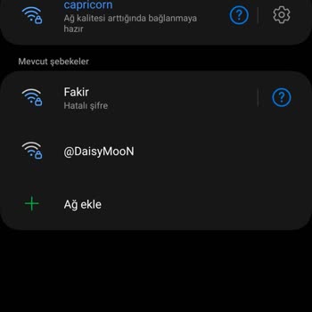 Samsung A34 Wi-Fi Az Çekme Bağlantı Kopma