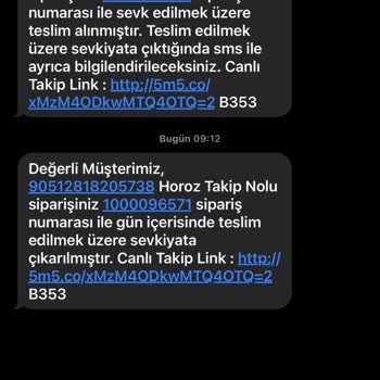Horoz Lojistik Siparişim Teslim Edilmedi