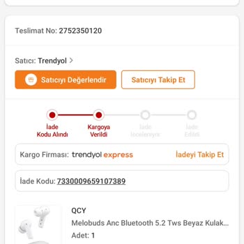 Trendyol İade Ücreti Ödenmiyor