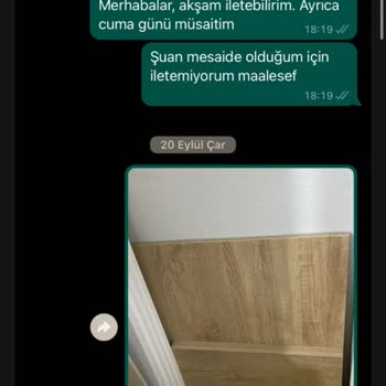Kelebek Mobilya Eksik Parça Ve Kuruluma Gelinmemesi