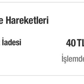 If Performance Hall If Uygulamasının İade Yapmaması