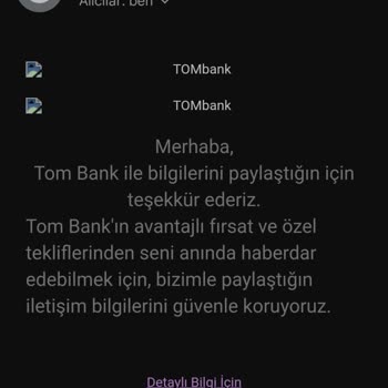 A101 Hakkımda İzinsiz Açılan Tom Bank ve Hadi Hesabı