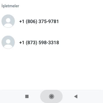 WhatsApp Yabancı Numaradan Mesaj